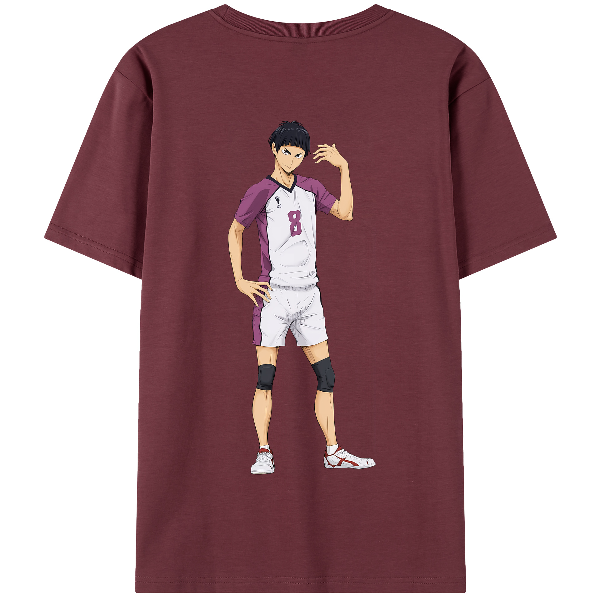 （画像用） ハイキュー!! Haikyu!! 綿100％半袖Tシャツ（背面プリント）